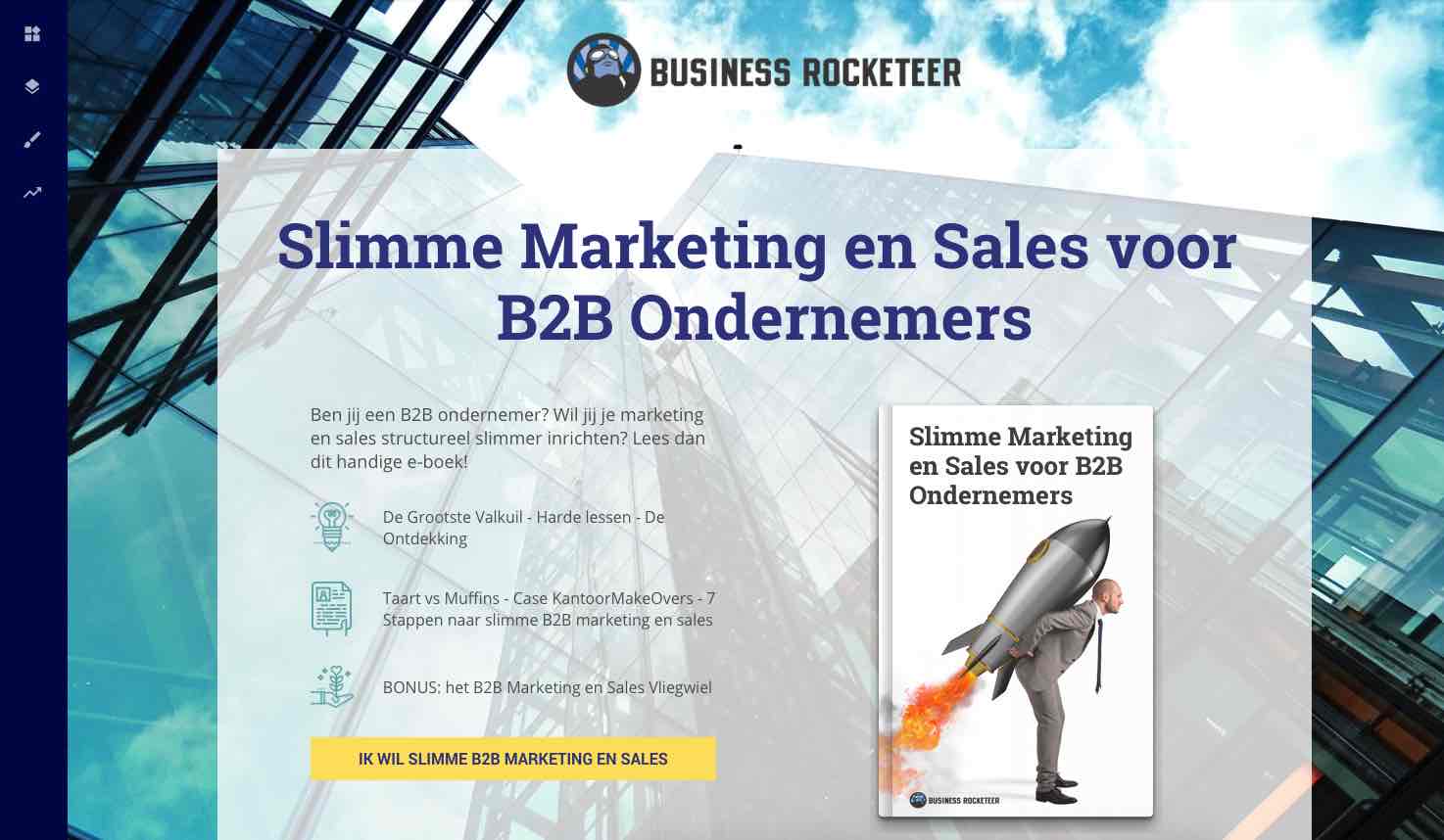 leadpages landingspagina business rocketeer